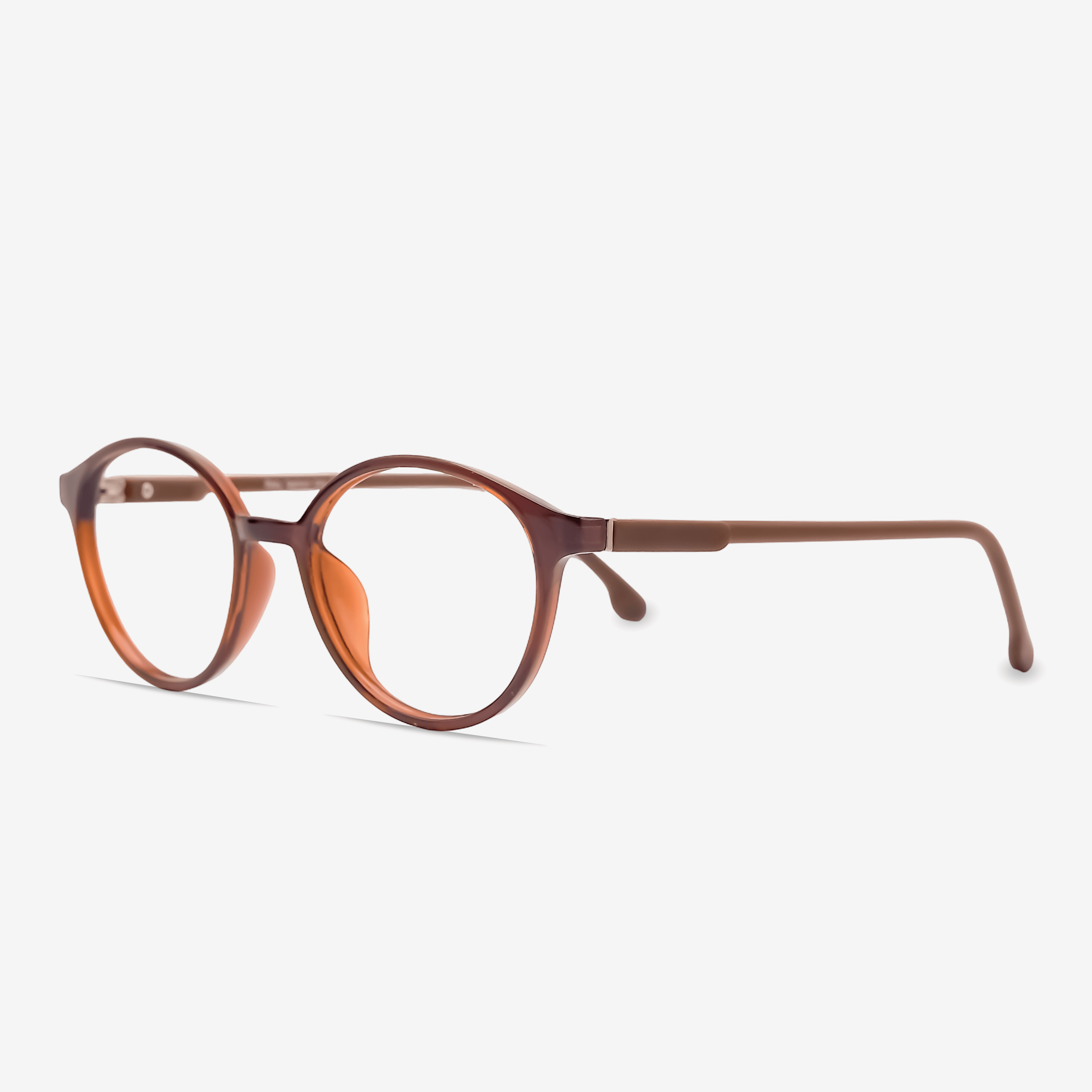 Brown Full Rim Round