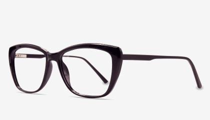 Black Oversize Full Rim Rectangle