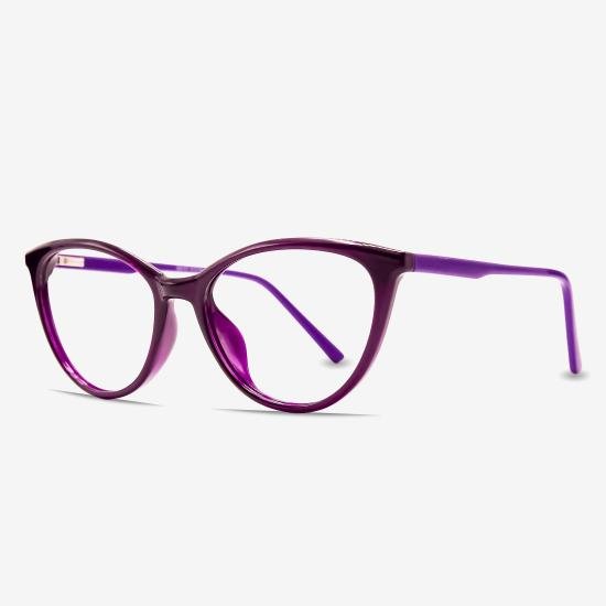 Purple Full Rim Cat Eye