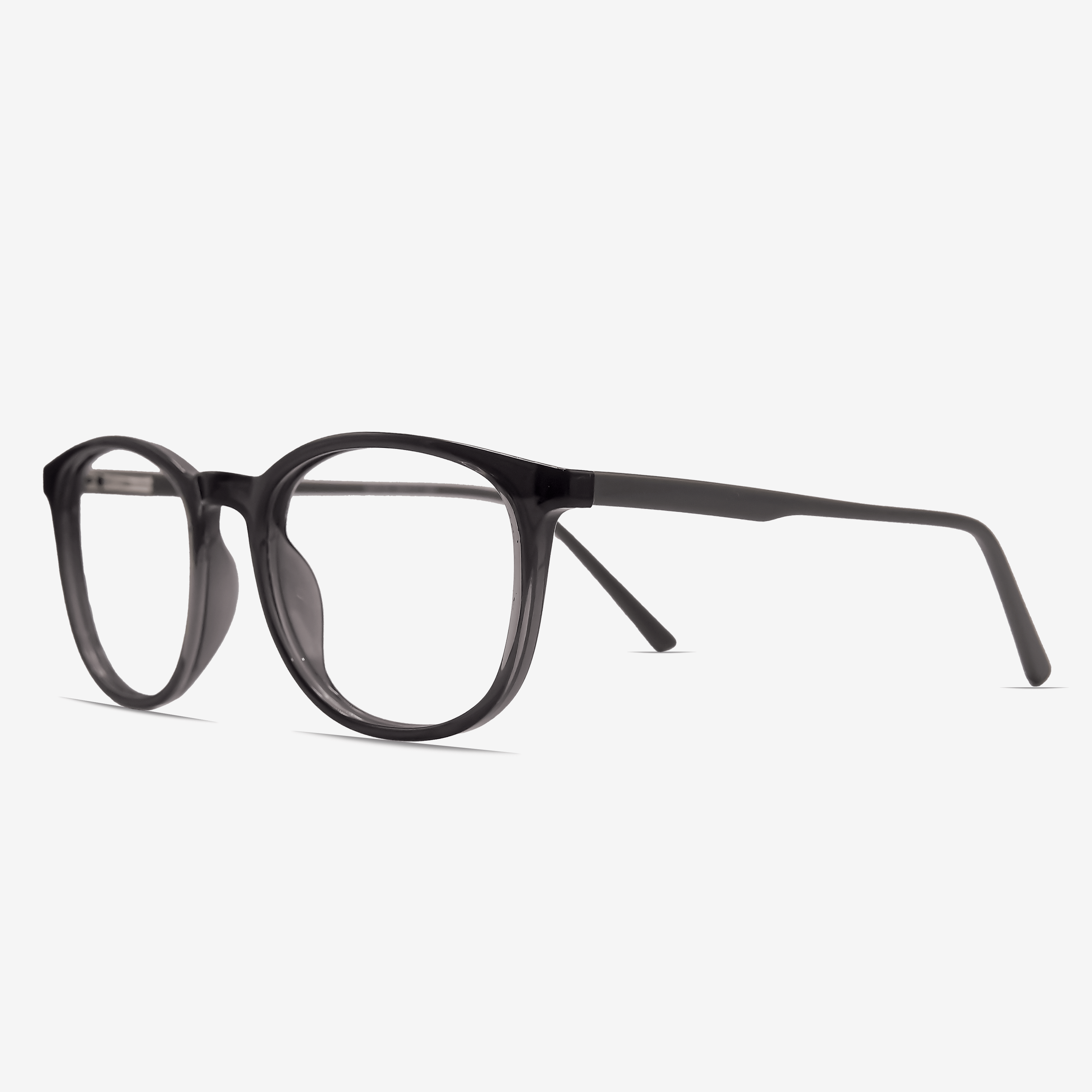 Dark Grey Full Rim Round