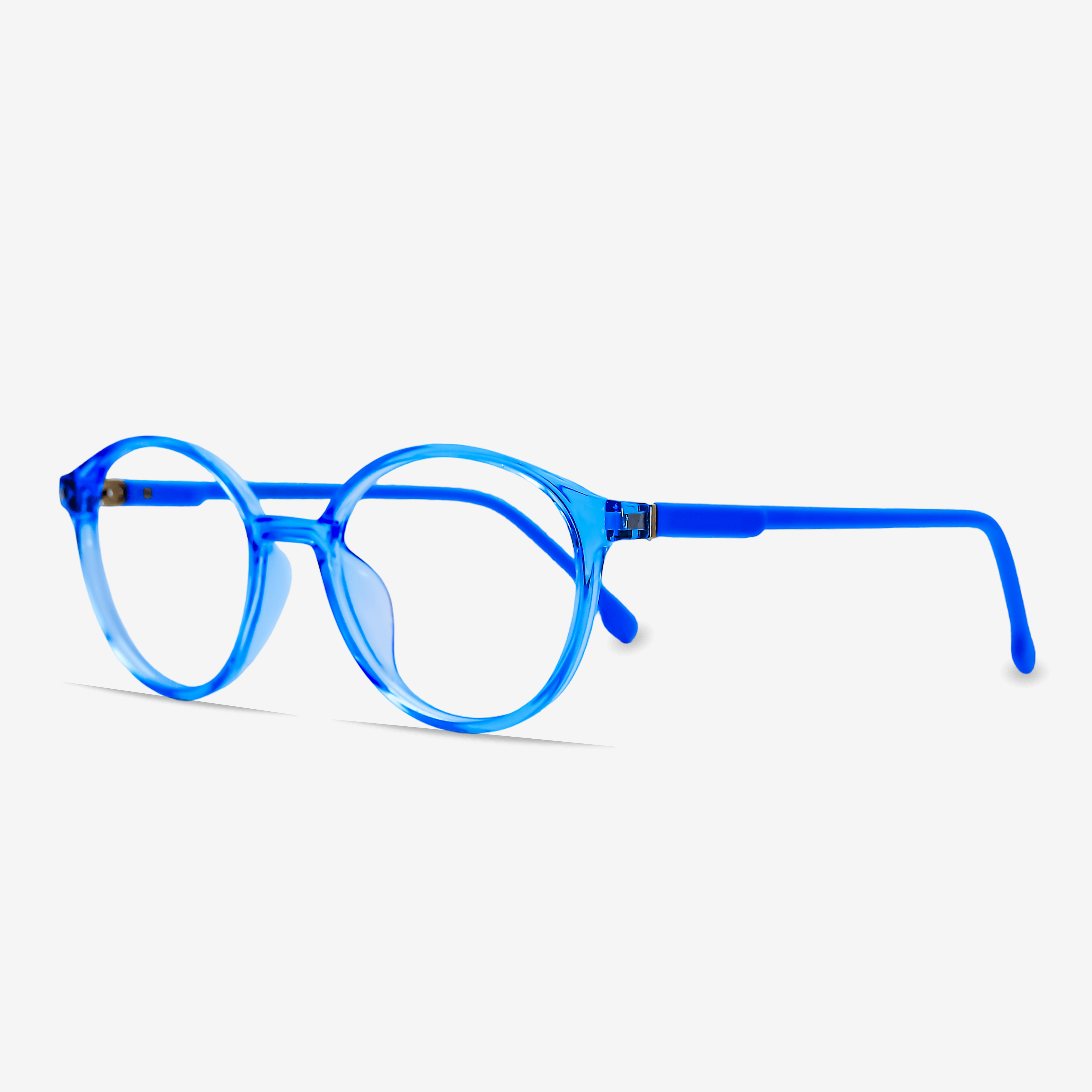 Sky Blue Full Rim Round